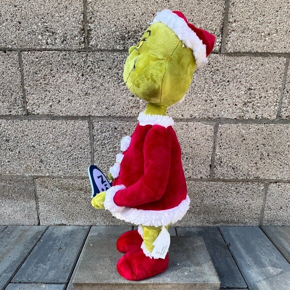 GEMMY Dr. Seuss Grinch Christmas Indoor Holiday Greeter Naughty & Nice Sign ~21" - Picture 4 of 11